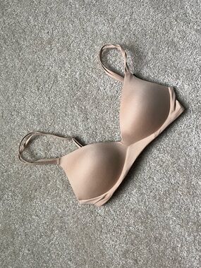 aerie Real Sunnie Wireless Push-up Bra Nude Size 34B NWT